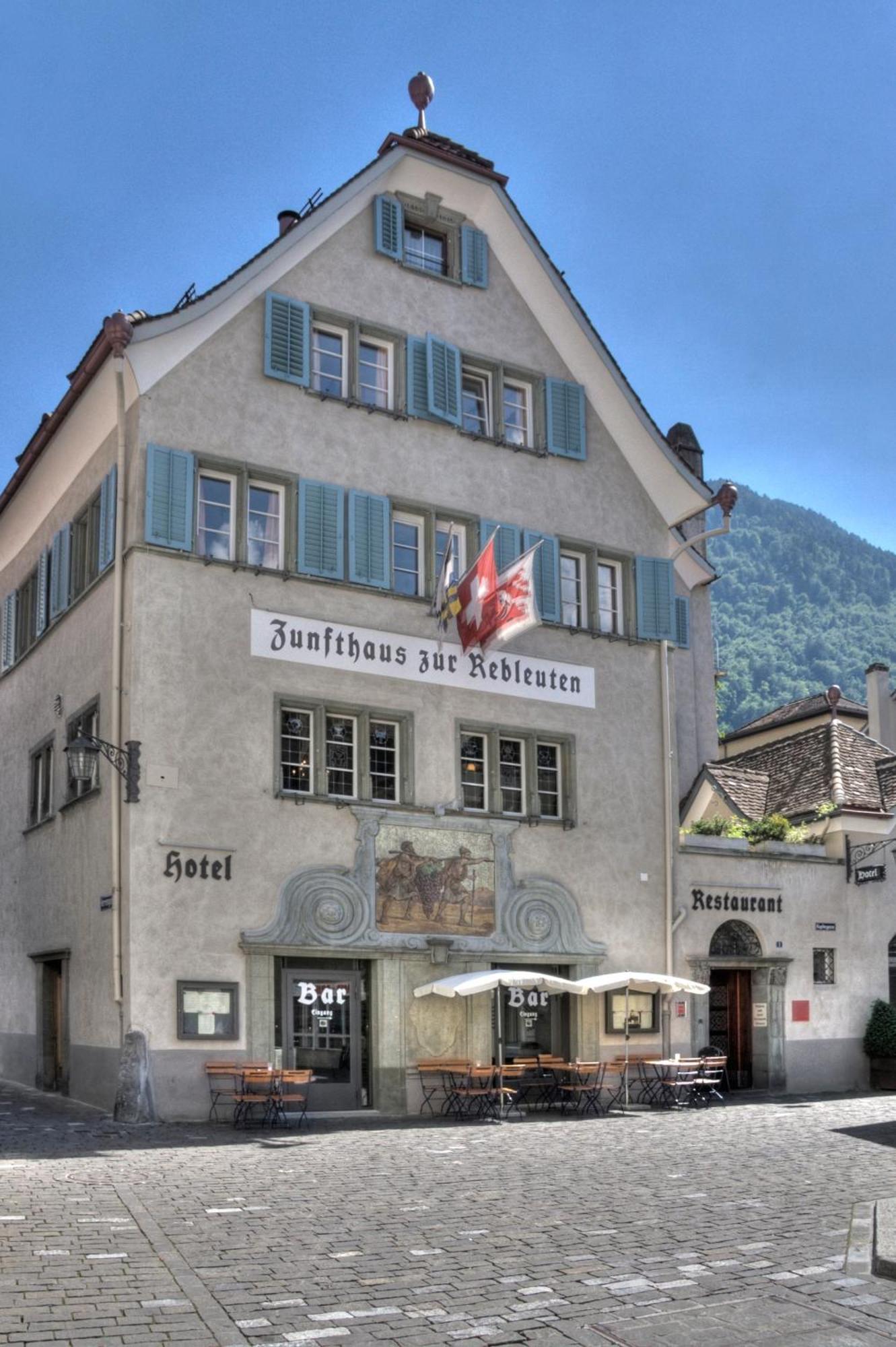 Zunfthaus Zur Rebleuten Cuira Exterior foto